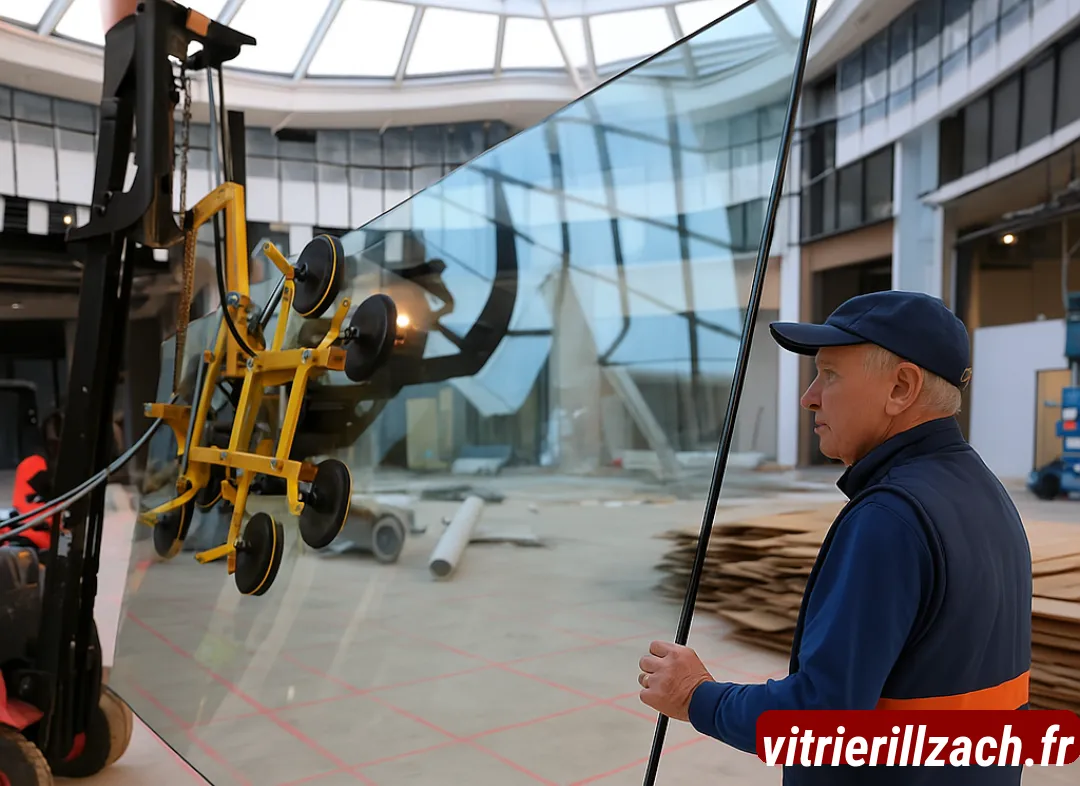 Remplacement de vitrine magasin Illzach